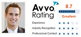 Avvo Rating of San Diego Criminal Defense Attorney Bradley Corbett